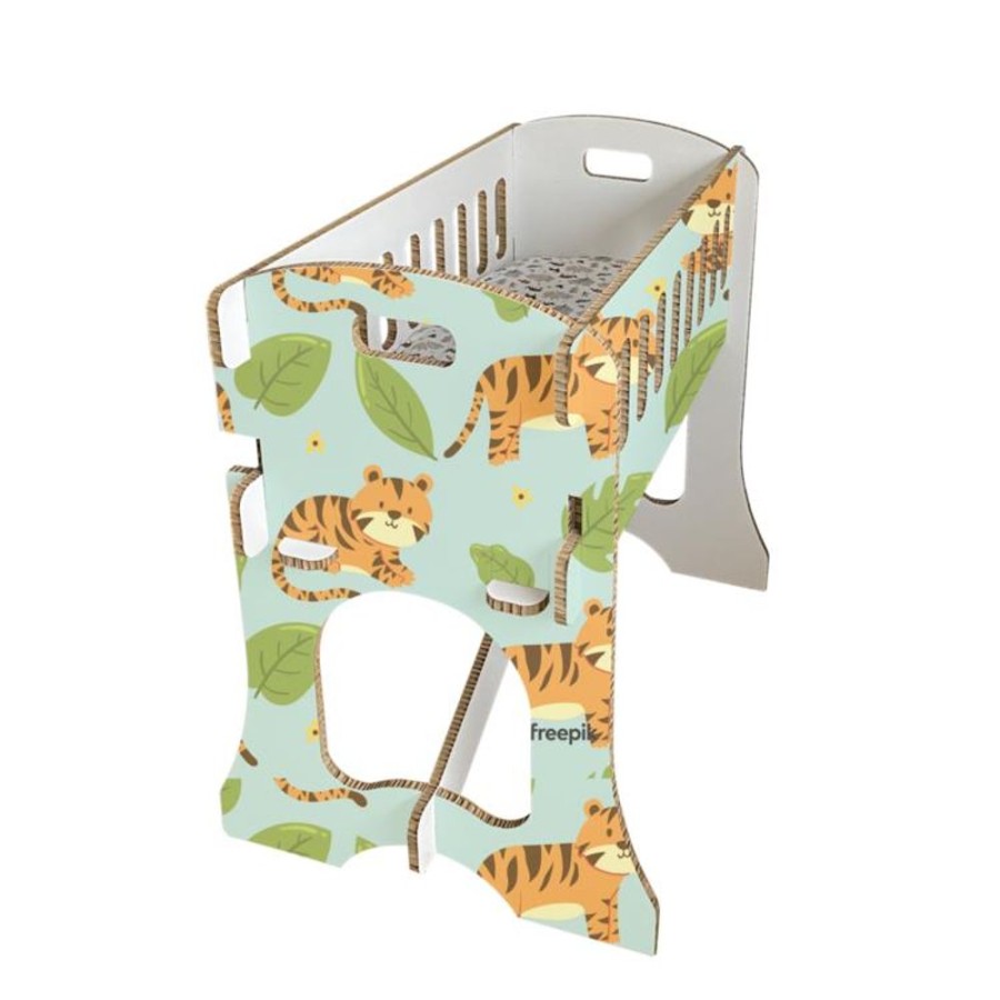 Wohnen KarTent NL | Baby Krippe - Papercrib Tiger Blau