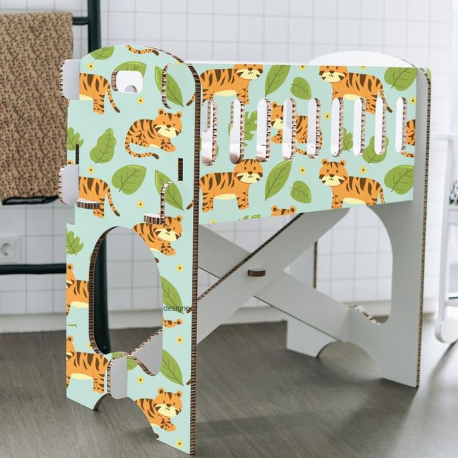 Wohnen KarTent NL | Baby Krippe - Papercrib Tiger Blau